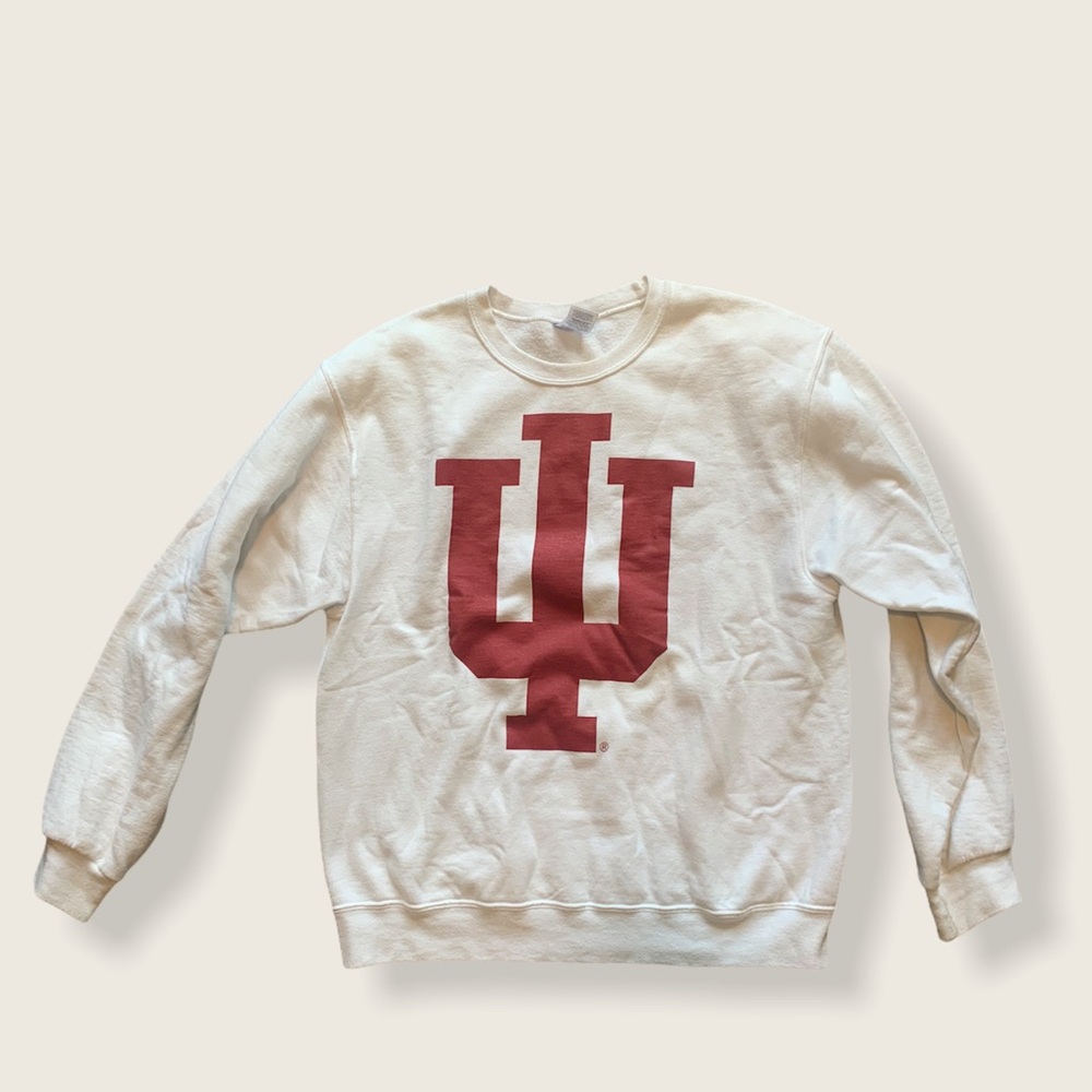 Unisex M Indiana Hoosiers IU Crewneck Sweatshirt